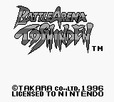 Battle Arena Toshinden screenshot 3 for GameBoy